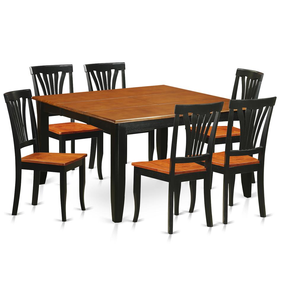 7  PC  Dining  room  set-Dining  Table  and  6  Wooden  Dining  Chairs