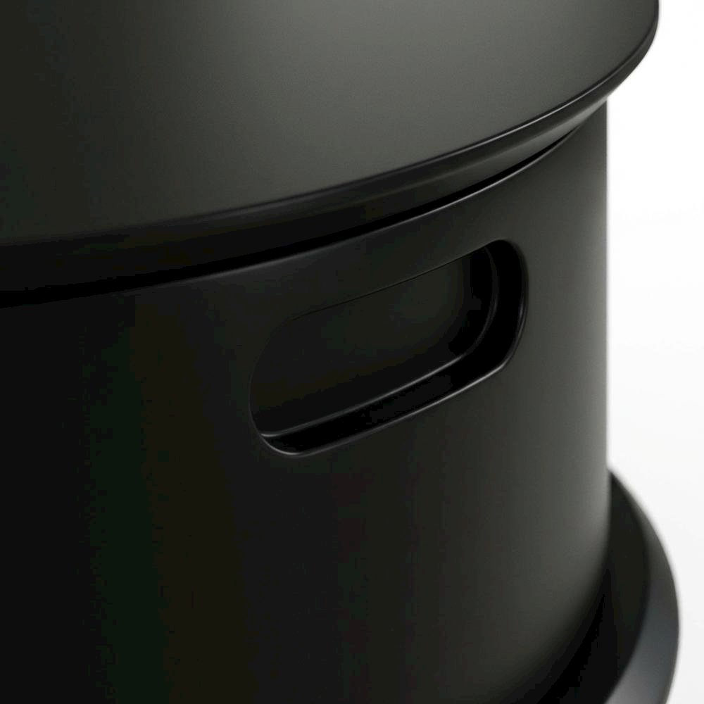 Black Bedroom Nightstand with Modern Design and Durable Construction