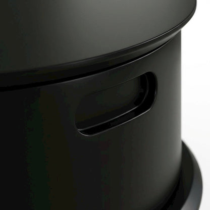 Black Bedroom Nightstand with Modern Design and Durable Construction
