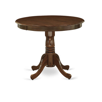 5 Piece Dinette Set Consists of a Round Dining Table with Pedestal