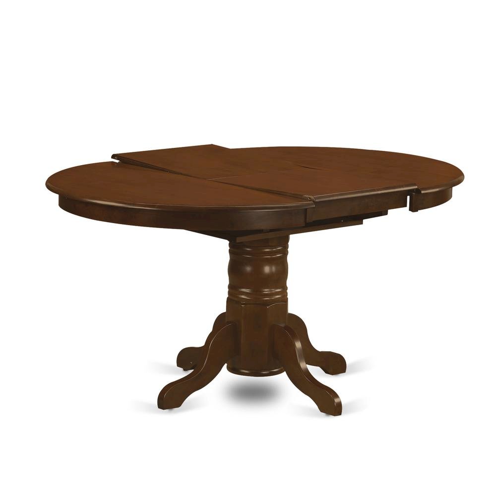 Solid Wood Dining Table Set for 6 with Chairs, 7 Pcs Kitchen Ensemble