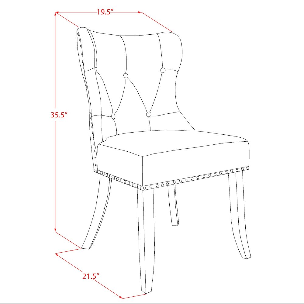 9 piece Dining Table Set of a Dining Table and 8 Linen Fabric Kitchen Chairs