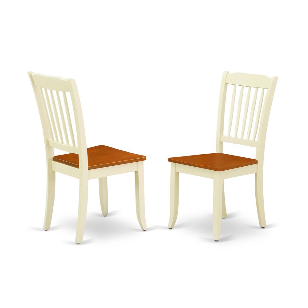 Dining Room Set Buttermilk & Cherry, KEDA7-BMK-W