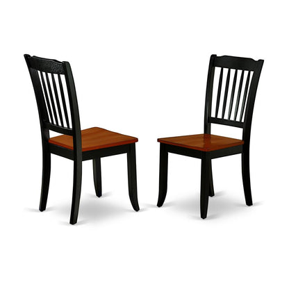 Dining Room Set Black & Cherry, ANDA5-BCH-W