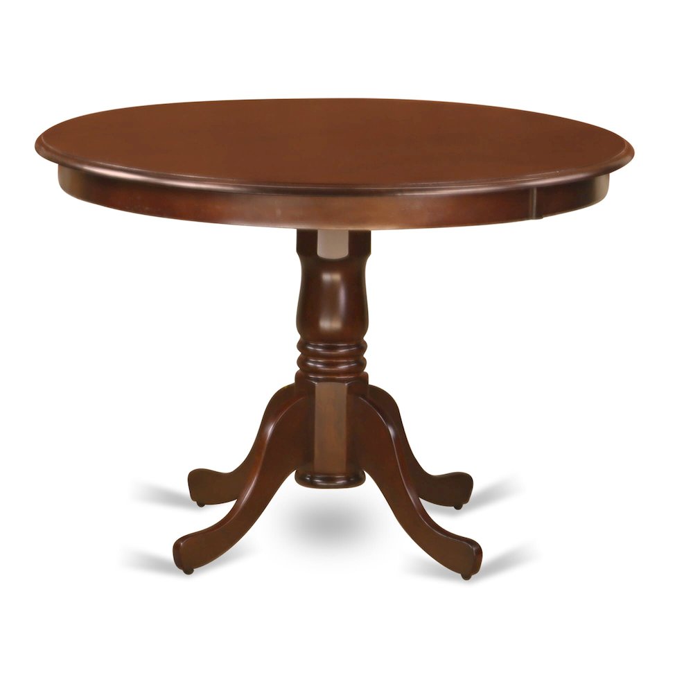 3 Piece Dining Set Consists of a Round Kitchen Table with Pedestal