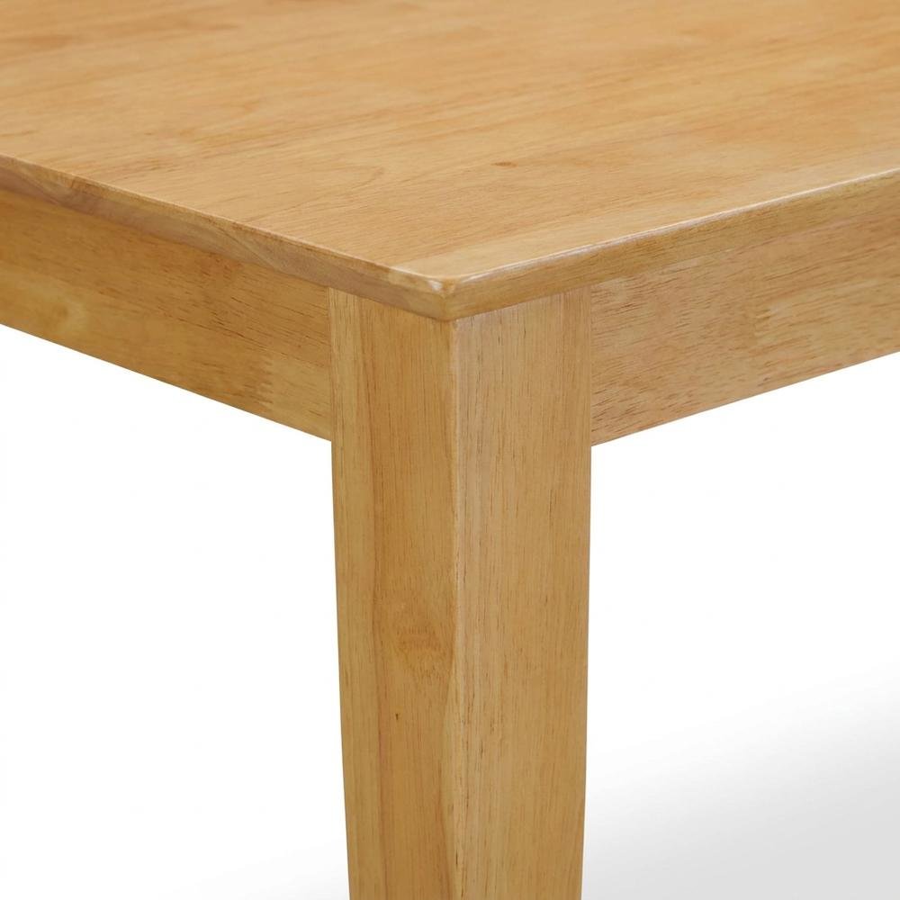 Elegant 60-Inch Solid Wood Dining Table – Farmhouse Kitchen Table