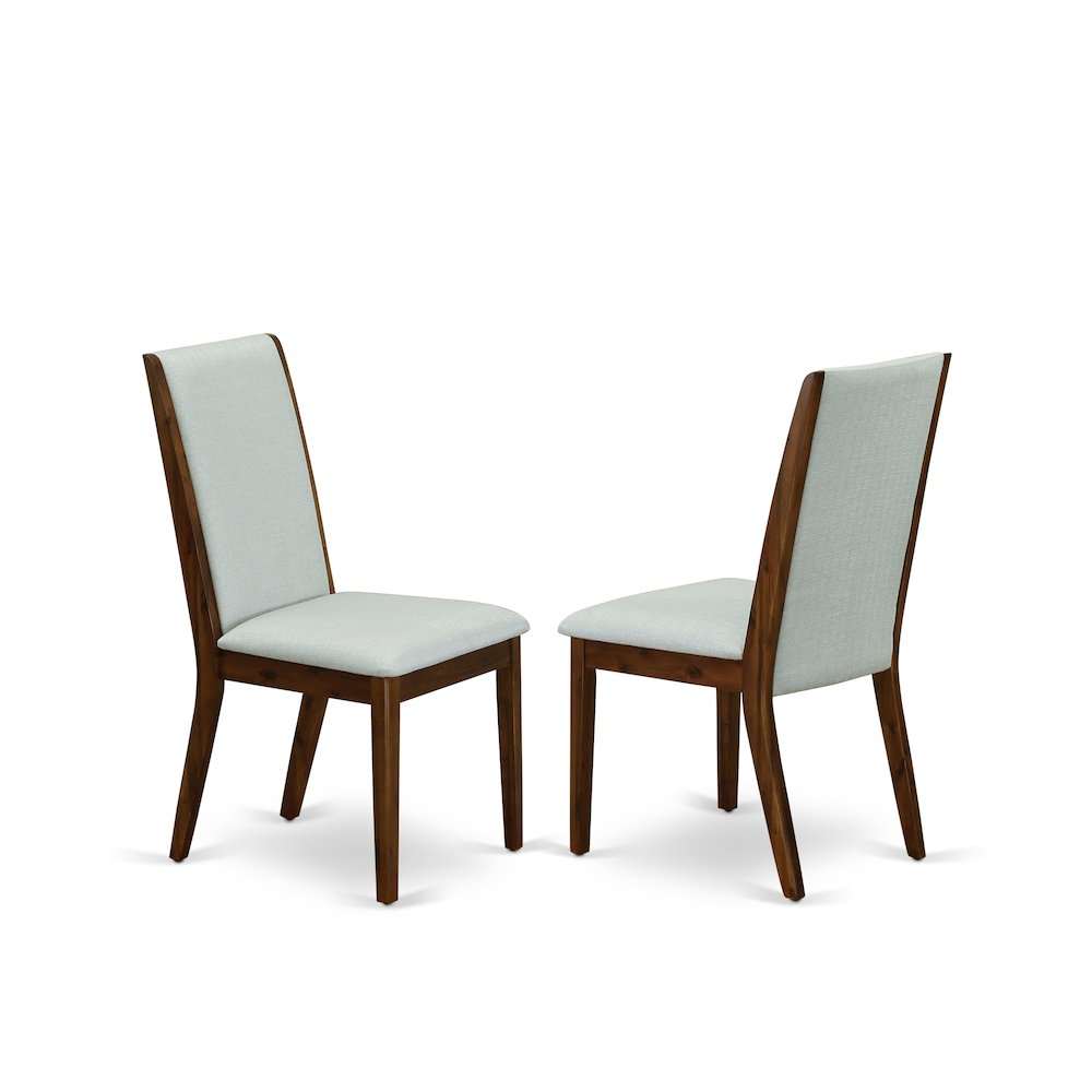 7-Piece Modern Dining Set Consist Of A Modern Table, 6 Grey Modern Dining Chair