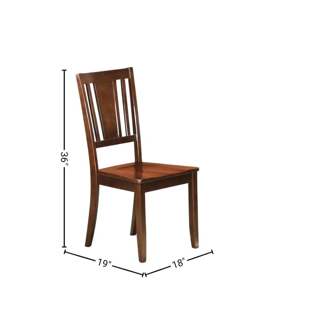 Solid Wood 5 Pc Breakfast Nook Table Set with Kitchen Table Chairs Set of 4