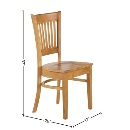 Solid Wood Small Dining Table for 2 with Chairs, Kitchen Table for 2