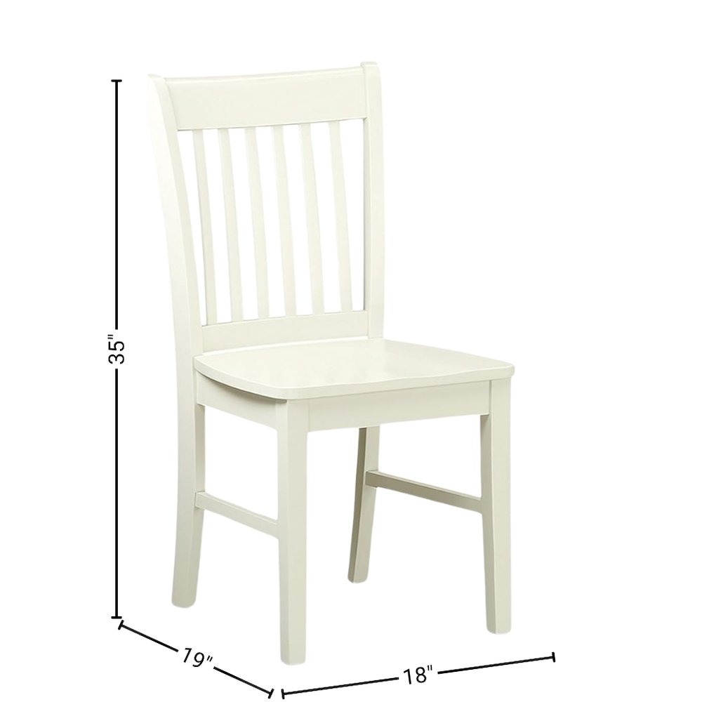 White 5 Piece Dining Table Set for 4 with Chairs and Kitchen Table