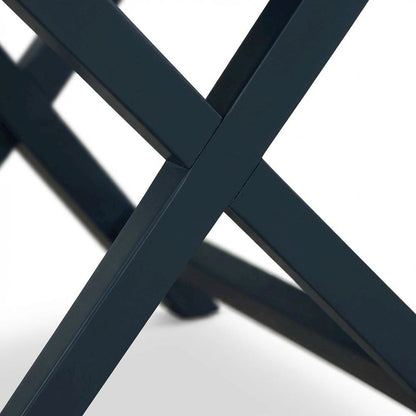 Navy Blue Nightstand with Modern Design and Durable Construction