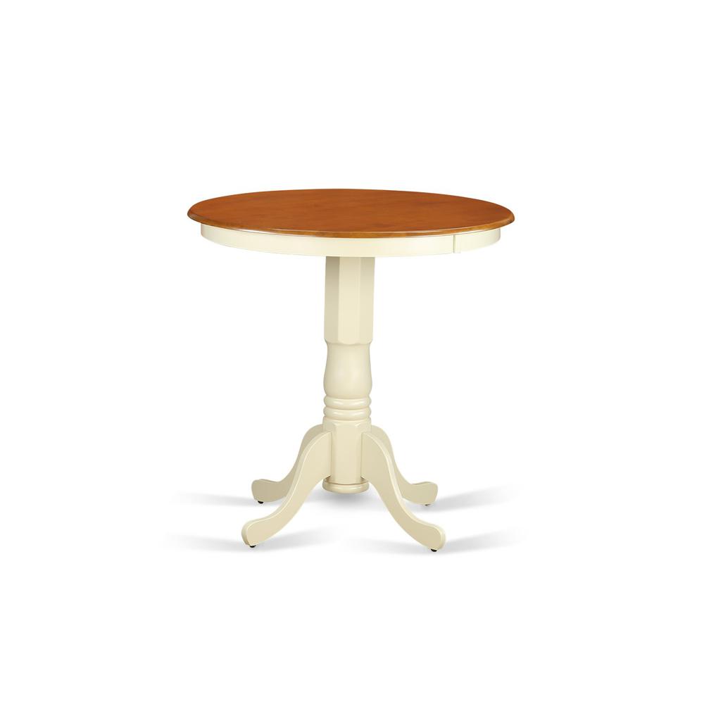 5  PC  counter  height  Table  and  chair  set-pub  Table  and  4  bar  stools  with  backs
