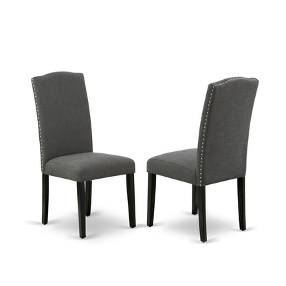 Dining Room Set Black, DLEN5-BLK-20