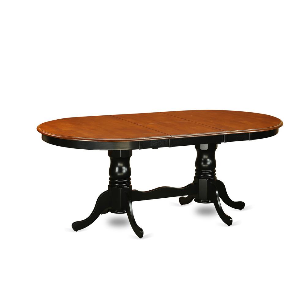Dining Room Set Black & Cherry, PLNO5-BCH-W