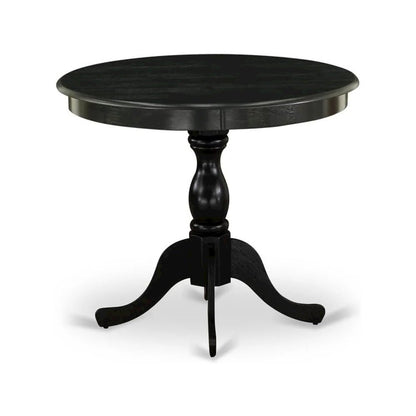 Black 5 Pc Breakfast Nook Table Set, Kitchen Table and Chairs for 4