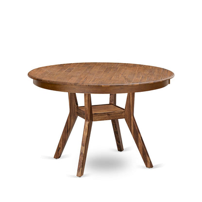 7-Piece Modern Dining Set Consist Of A Modern Table, 6 Grey Modern Dining Chair