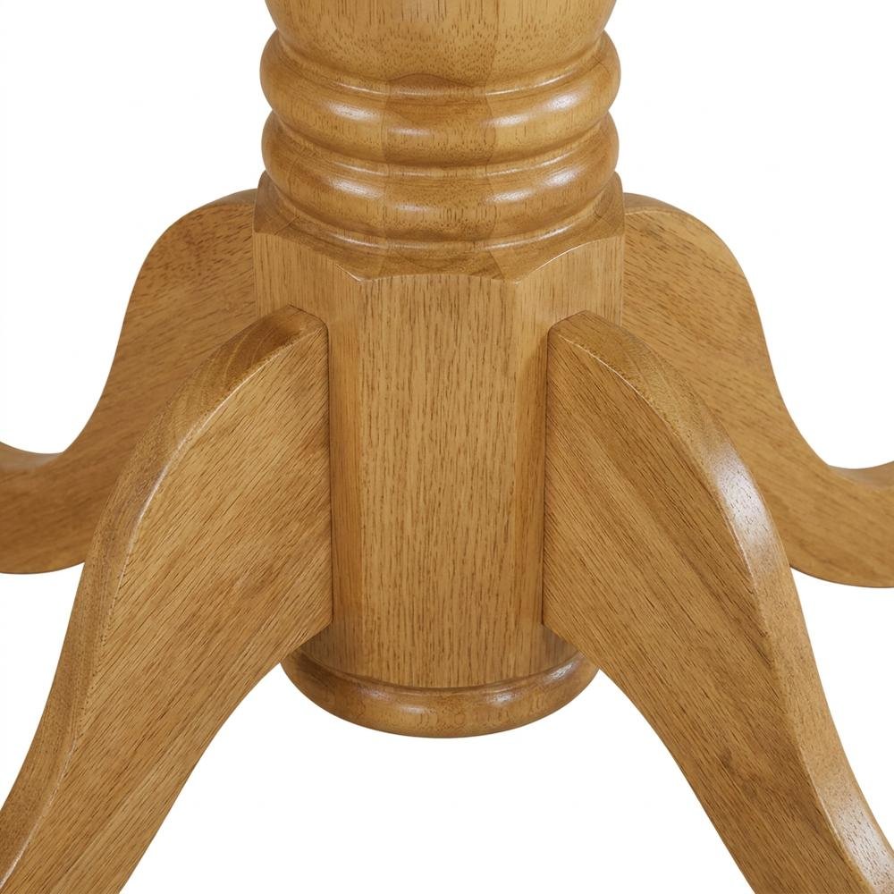 Solid Wood Round Small Kitchen Table & Chairs 3-Piece Dining Set