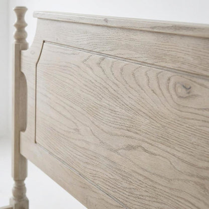 Solid Wood Platform Bed with Headboard, Traditional Queen Size