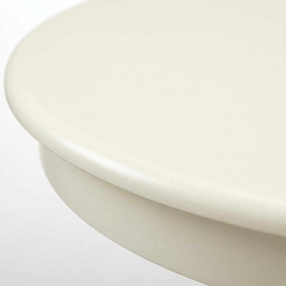 Elegant Round Small Dining Table – White Finish, Ideal for 2 or 4