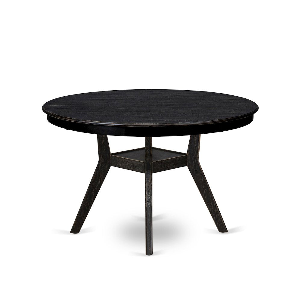 5 Piece Dining Set Consists Of 48" Round Table In Willow Green Color