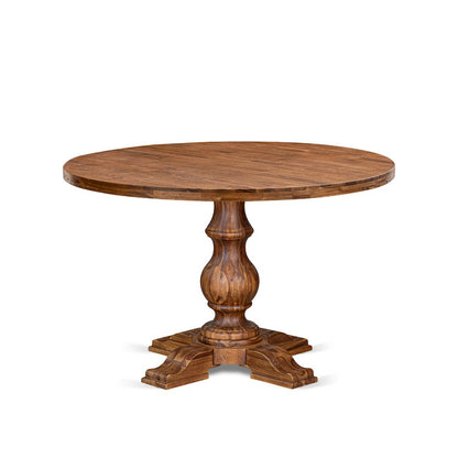 5-Pc Kitchen Table Set Contain A Wood Table And 4 Willow Green Parson Chairs