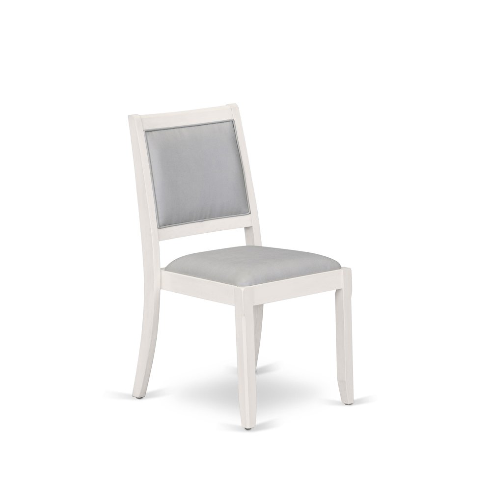 5 Pieces Extendable Dining Set, Antique White