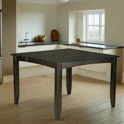 Elegant Counter Height Dining Table with Drop Leaf for Small Spaces