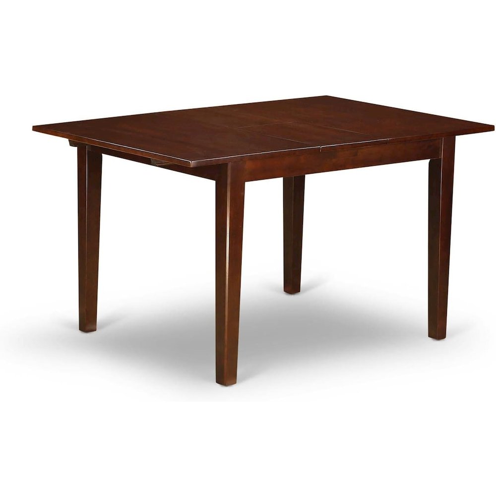 Solid Wood Drop Leaf Dining Table and Chairs for Small Spaces, Brown