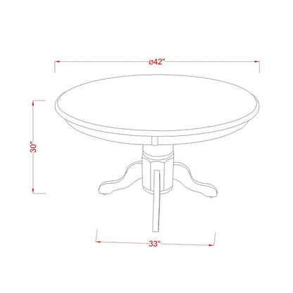Dining Room Set Linen White, SHGA5-WHI-35