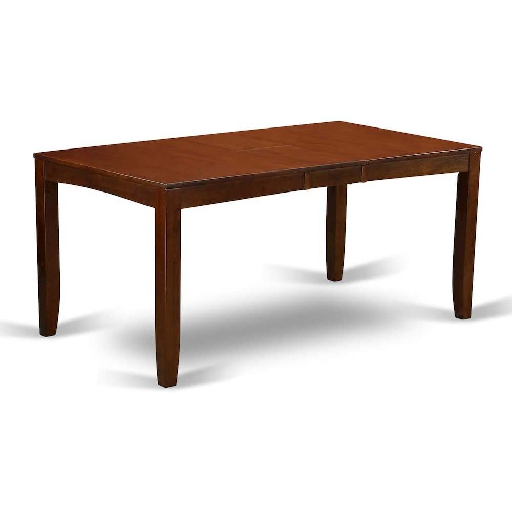 Espresso Kitchen Table and Chairs Set, 7 Pc Dining Table Set for 6