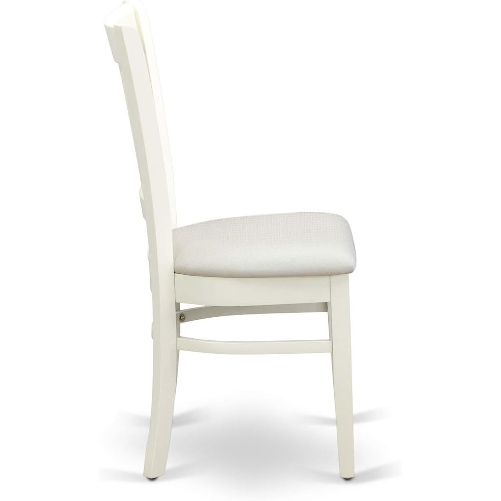 5 Piece Dining Table Set for 4 with White Kitchen Table and Chairs