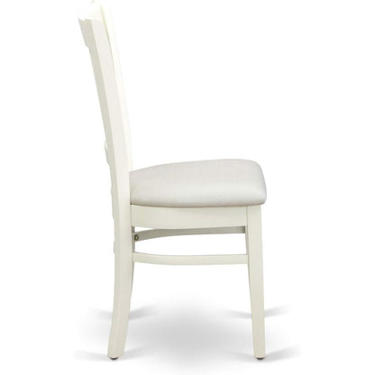 5 Piece Dining Table Set for 4 with White Kitchen Table and Chairs