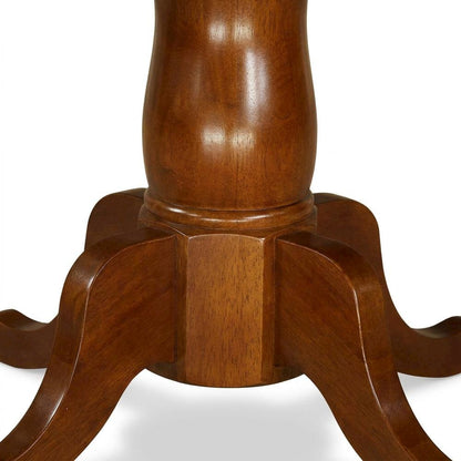 Elegant Oval Dining Table – Solid Wood Round Dining Table for 6
