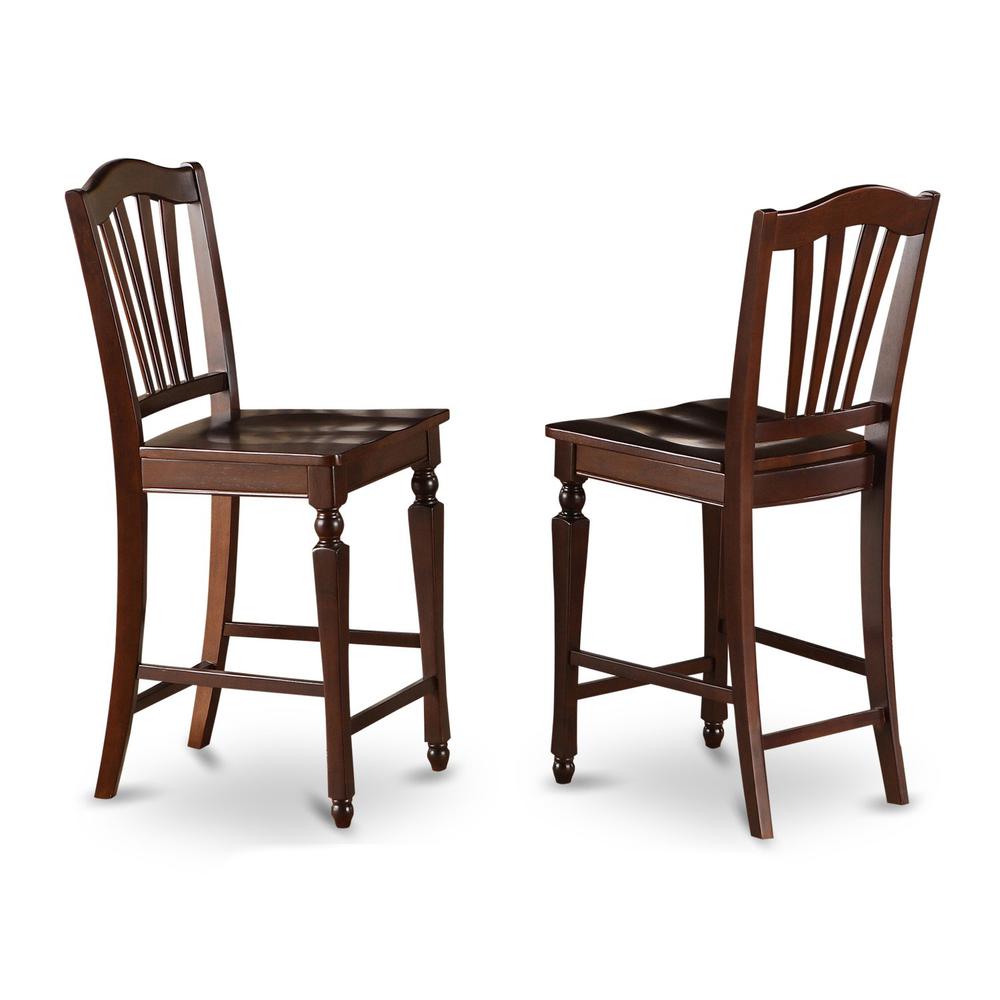 3  PC  pub  Table  set  -  Kitchen  Table  and  2  counter  height  stool.