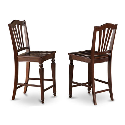 3  PC  pub  Table  set  -  Kitchen  Table  and  2  counter  height  stool.
