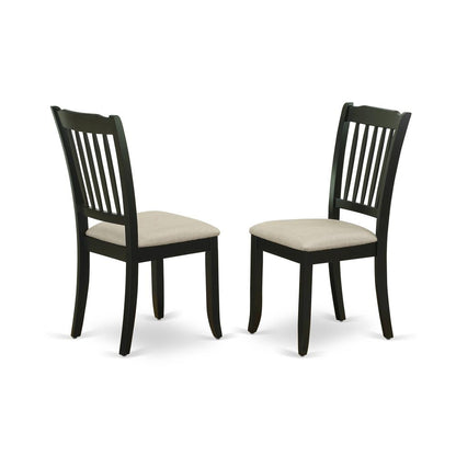 Dining Room Set Black, DLDA5-BLK-C