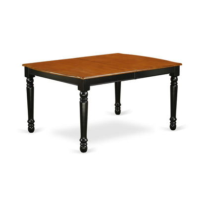 Dining Room Set Black & Cherry, DONI7-BCH-W