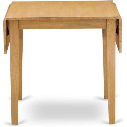5 Piece Solid Wood Kitchen Table Set with Dining Chairs for Four