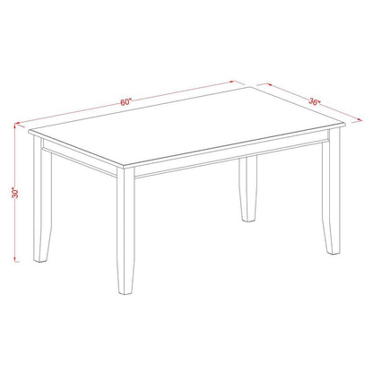 7  Pc  formal  Dining  room  set-Dining  Table  and  6  Dining  Chairs