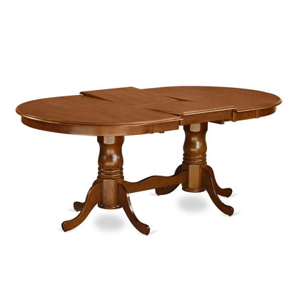 PLNA5-SBR-C 5 PC Dining room set-Dining Table and 4 Dinette Chairs