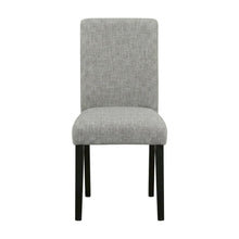 Upholstered Parsons Dining Chair with High Back for Dining Room, Black, Set of 2