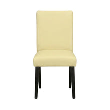 Faux Leather Upholstered Parsons Dining Chair for Kitchen or Dining Room, Set of 2