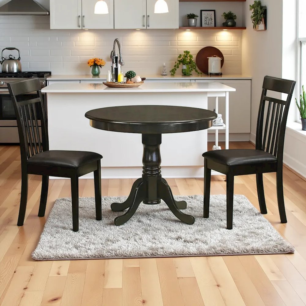 Elegant 3-Piece Dining Table Set – High Top Table and Chairs