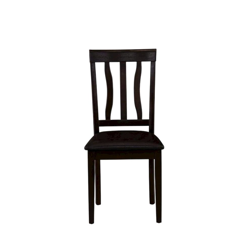 Faux Leather Upholstered Wooden Dining Chairs for Dining Room, Set of 2