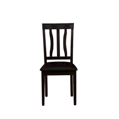 Faux Leather Upholstered Wooden Dining Chairs for Dining Room, Set of 2