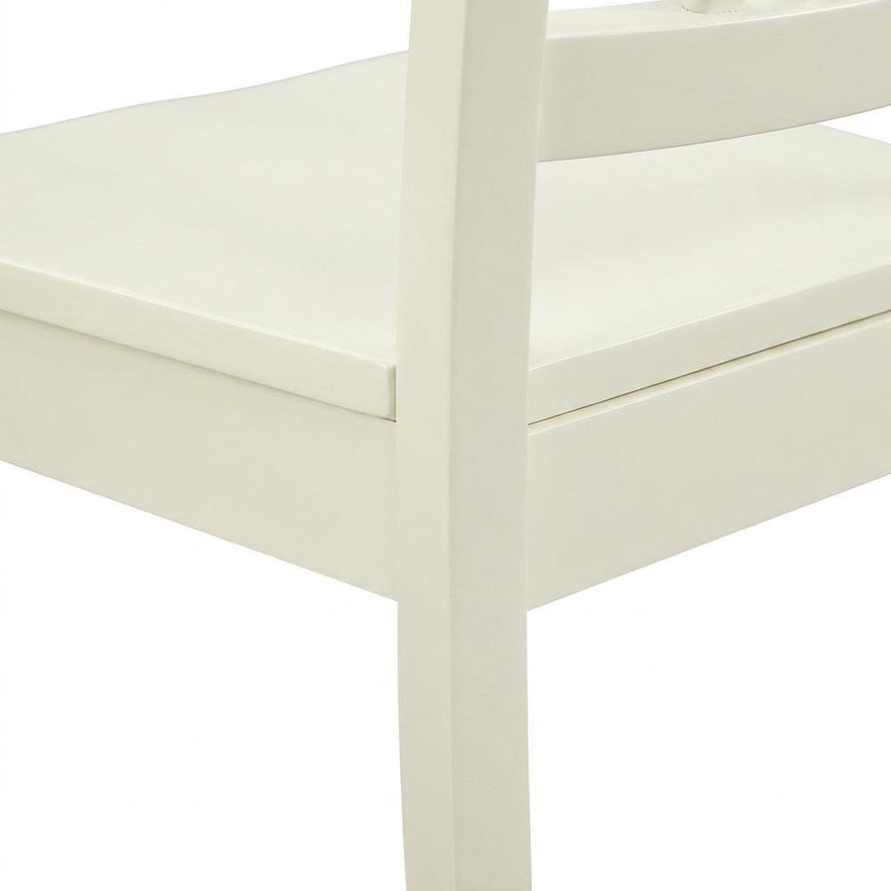 Linen-Upholstered Dining Chair with Wood Legs for Dining Room, Set of 2