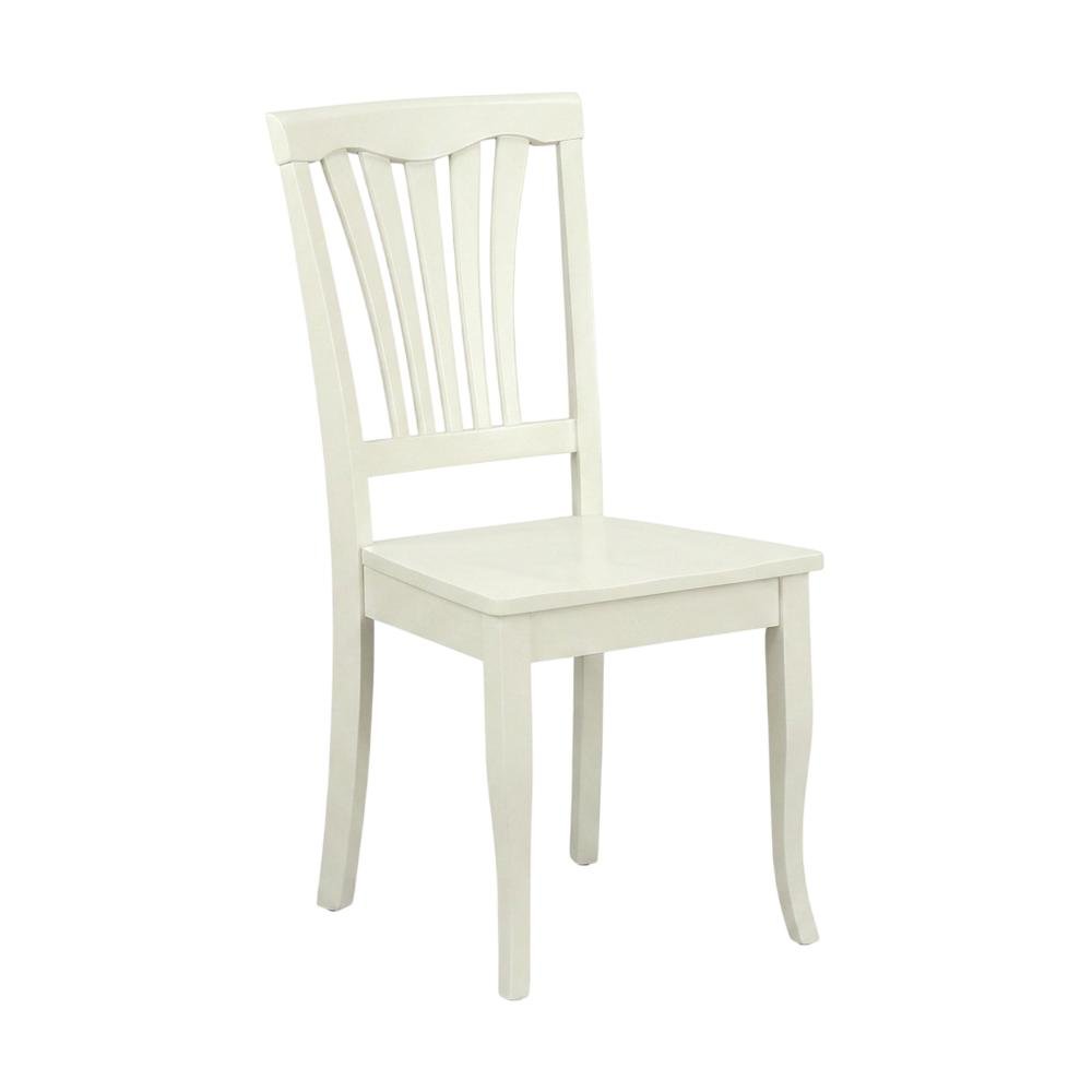 Linen-Upholstered Dining Chair with Wood Legs for Dining Room, Set of 2