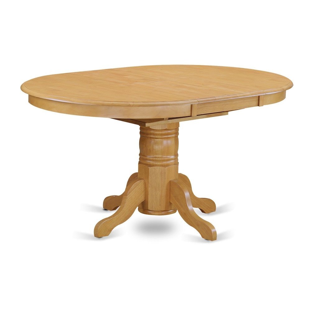 Elegant Oval Dining Table – Extendable Solid Wood Round Kitchen Table