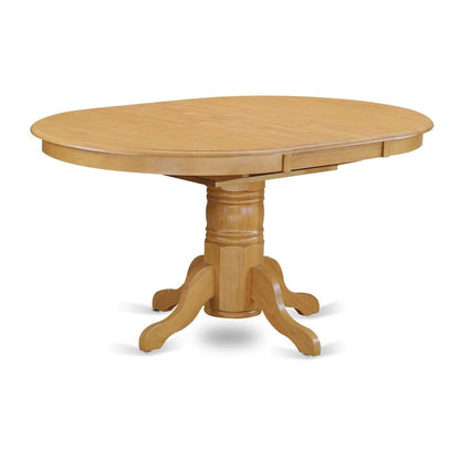 Elegant Oval Dining Table – Extendable Solid Wood Round Kitchen Table