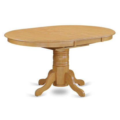 Elegant Oval Dining Table – Extendable Solid Wood Round Kitchen Table